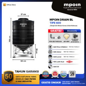 MPOIN Drain 600 BL