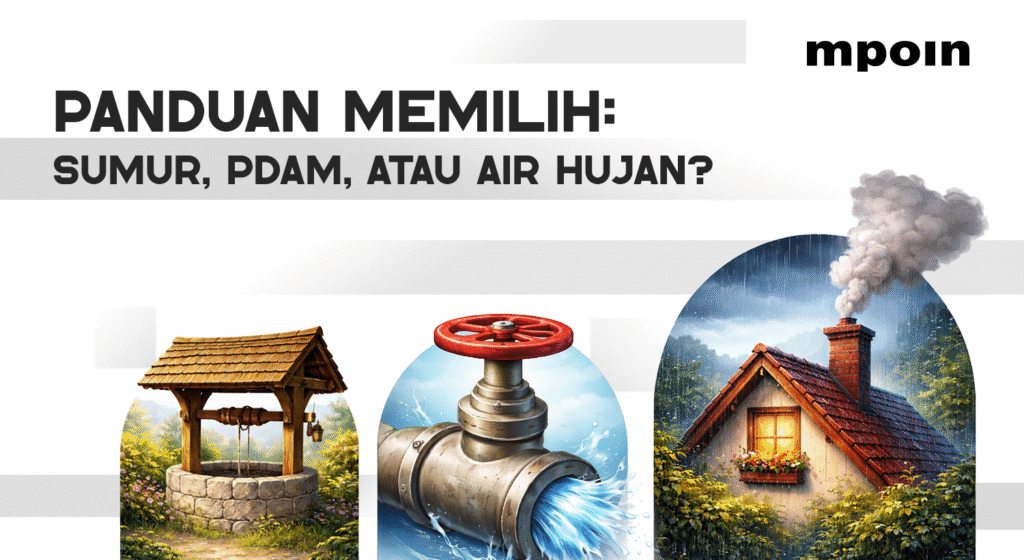 Awas Jangan Salah Pilih Sumber Air Untuk Rumah: Sumur, PDAM, atau Air Hujan? - MPOIN