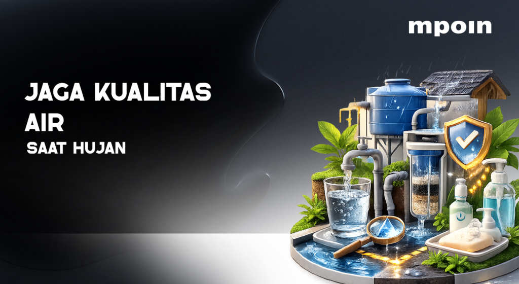 5 Langkah Menjaga Kualitas Air Rumah Saat Musim Hujan - MPOIN