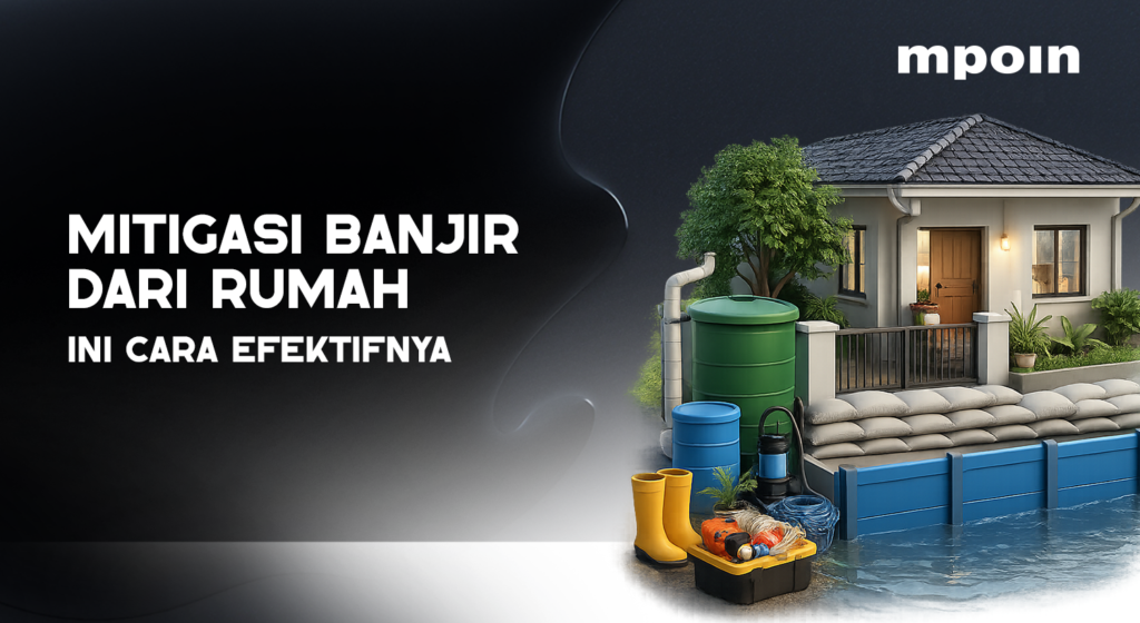 Cara Mitigasi Banjir dari Rumah yang Efektif dan Praktis - MPOIN