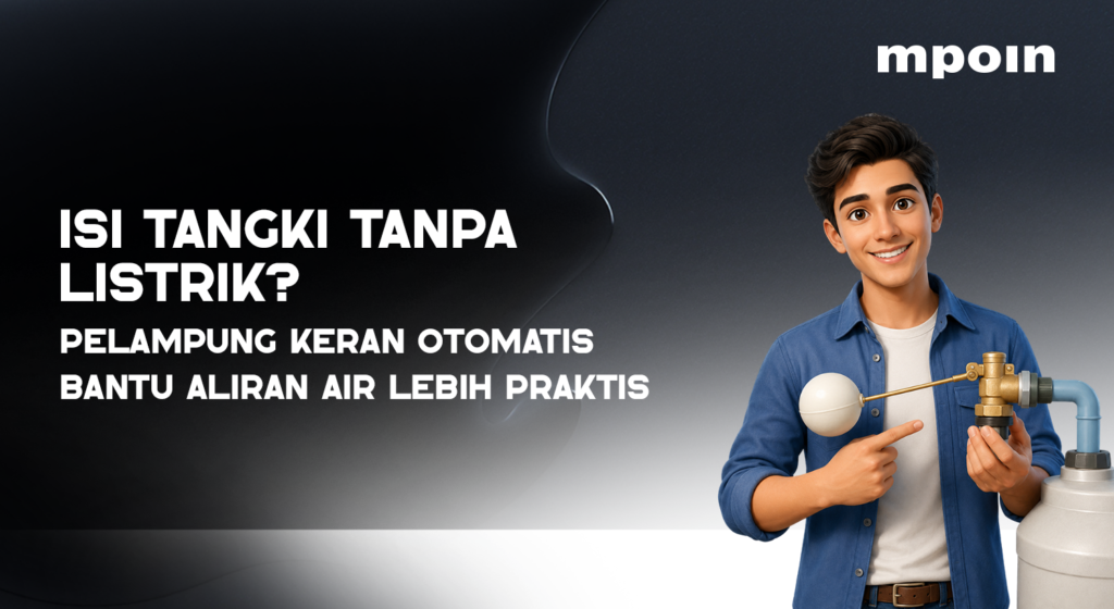 Pengisian Tangki Air Tanpa Listrik, Ini Fungsi Pelampung Keran Otomatis pelampung keran