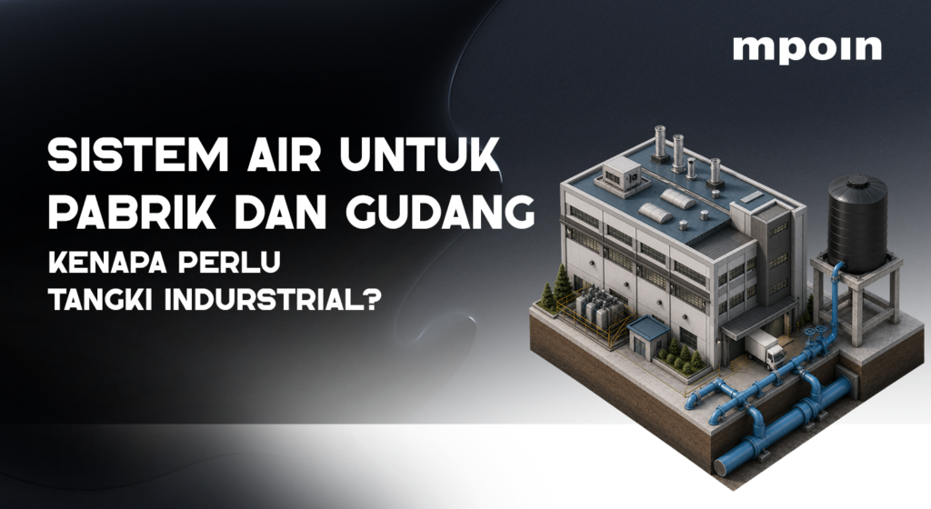 Sistem Air untuk Pabrik dan Gudang, Kenapa Perlu Tangki Industrial?