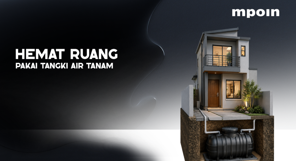 Rumah Minim Area Terbuka, Tangki Air Tanam Jadi Solusi Hemat Ruang