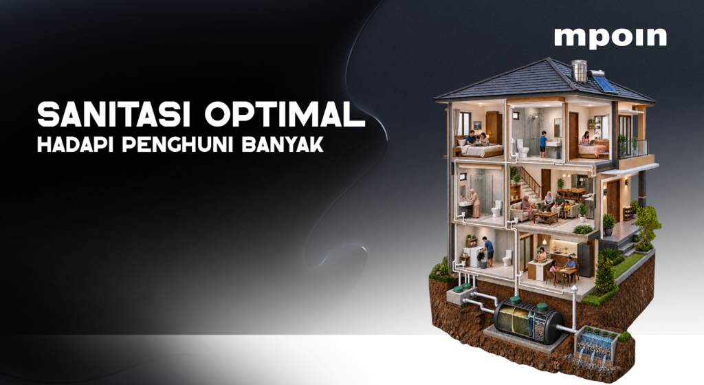 Rumah dengan Penghuni Banyak Membutuhkan Sistem Sanitasi yang Lebih Terencana
