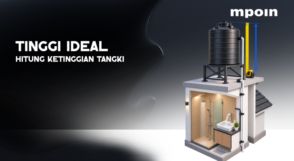 Berapa Ketinggian Ideal Tangki Air di Atas Rumah? Ini Perhitungannya